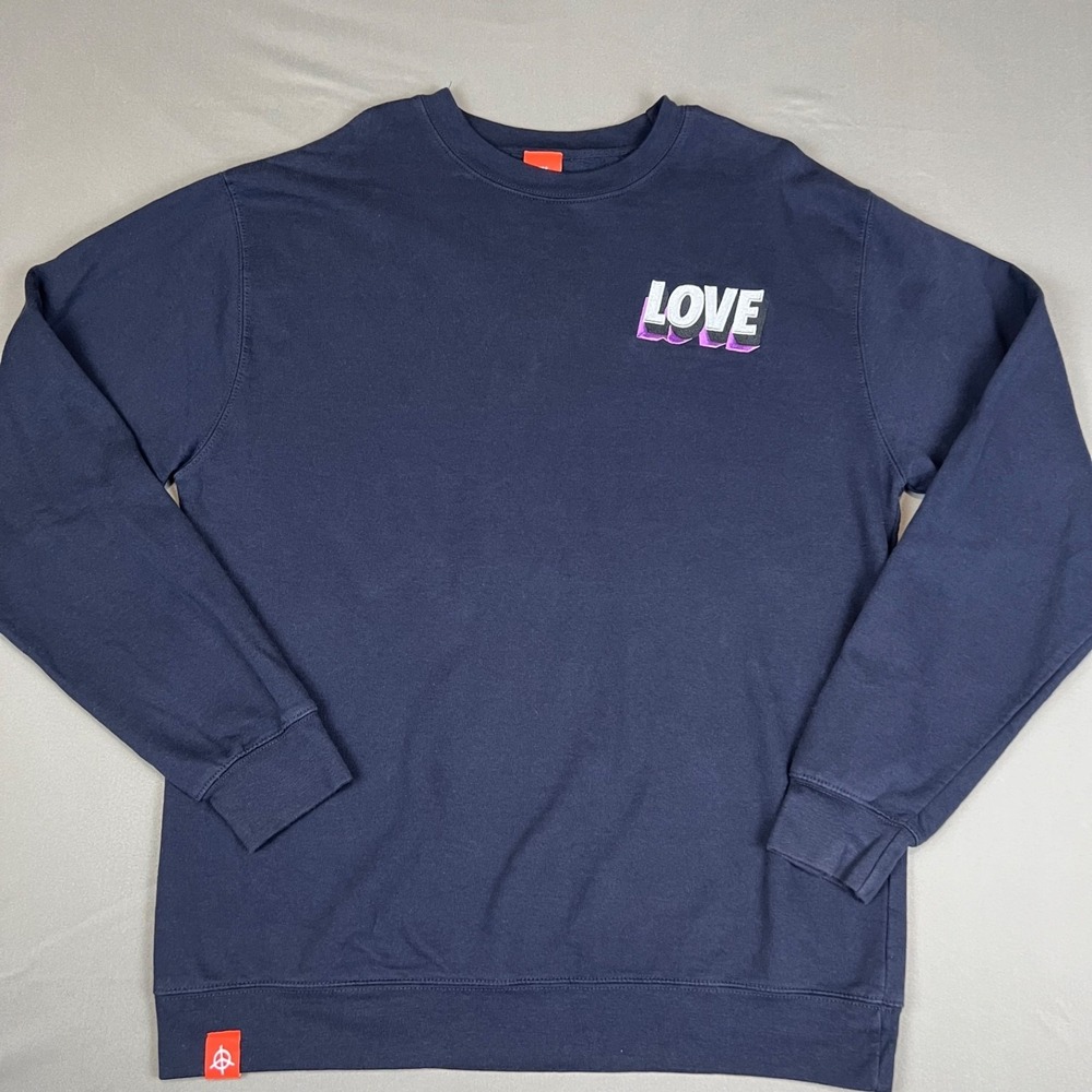 Kids Of Immigrants Spread Love Crew Neck Unisex XL Pullover Sweatshirt USA Made